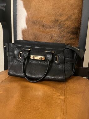 Coach pebble, leather swagger bag
